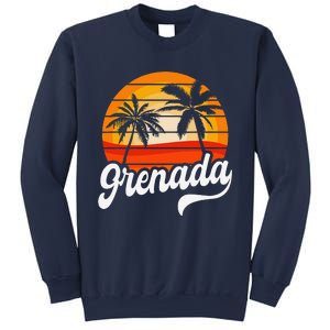 Grenada Beach Palm Tree Grenadian Vacation Sweatshirt