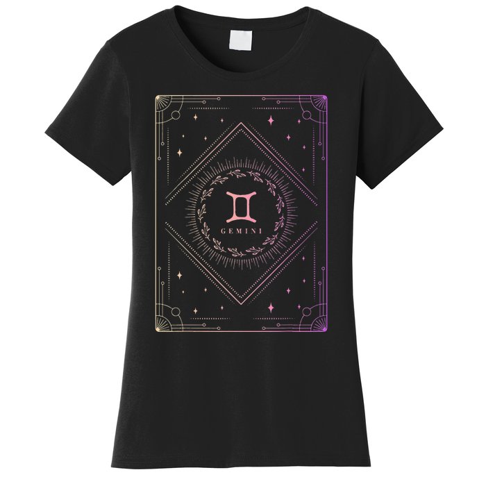 Gemini Birthday Present Wo Zodiac Sign Gemini Women's T-Shirt