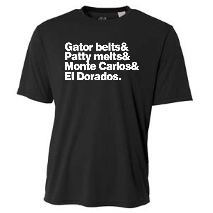 Gator Belts & Patty Melts & Monte Carlos & El Dorados Cooling Performance Crew T-Shirt