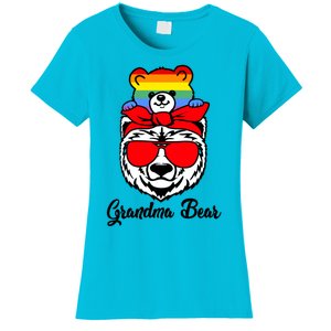 Grandma Bear Proud Grandma Flag Lgbt Pride Mothers Day Gift Women's T-Shirt