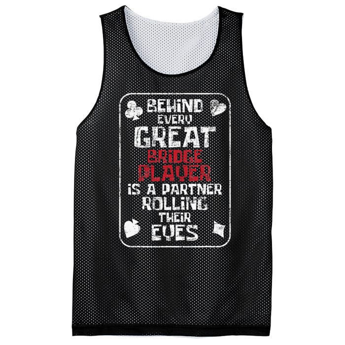 Great Bridge Player Deck Dealer Bridge Card Game Cardplay Mesh Reversible Basketball Jersey Tank