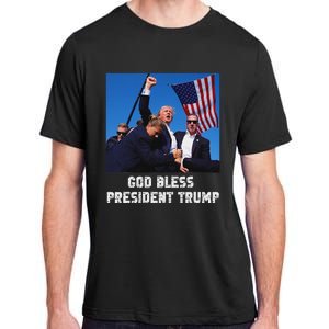 God Bless President Trump 2024 Patriot Adult ChromaSoft Performance T-Shirt