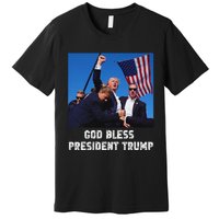 God Bless President Trump 2024 Patriot Premium T-Shirt