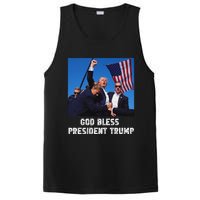 God Bless President Trump 2024 Patriot PosiCharge Competitor Tank