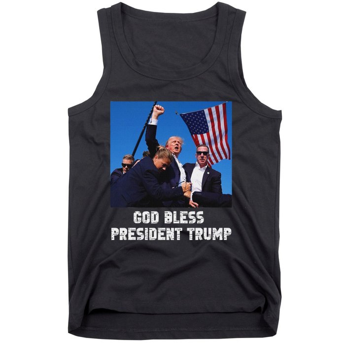 God Bless President Trump 2024 Patriot Tank Top