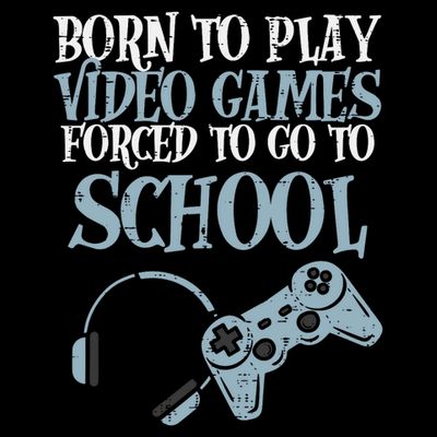 Gamer Born Play Video Game Fun Gaming T-Shirt