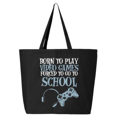 Gamer Born Play Video Game Fun Gaming 25L Jumbo Tote
