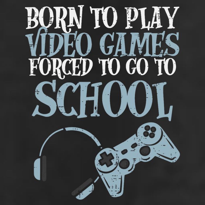 Gamer Born Play Video Game Fun Gaming Golf Towel