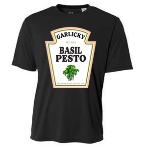 Garlicky Basil Pesto Condiment Costume Party Matching Cooling Performance Crew T-Shirt