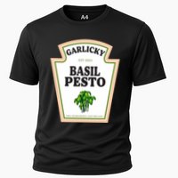 Garlicky Basil Pesto Condiment Costume Party Matching Cooling Performance Crew T-Shirt