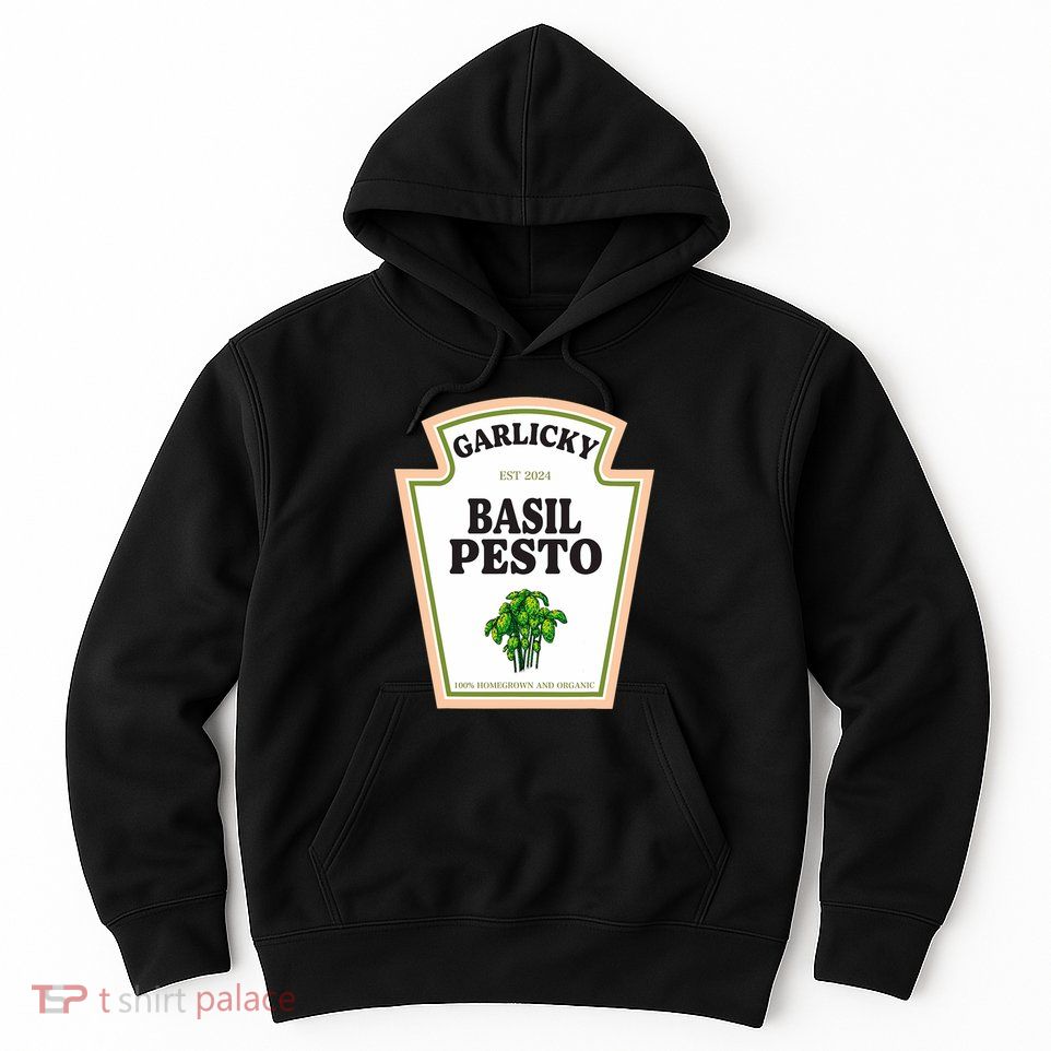 Garlicky Basil Pesto Condiment Costume Party Matching Hoodie
