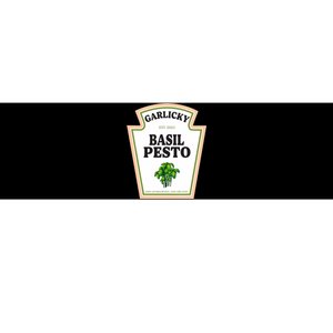 Garlicky Basil Pesto Condiment Costume Party Matching Bumper Sticker