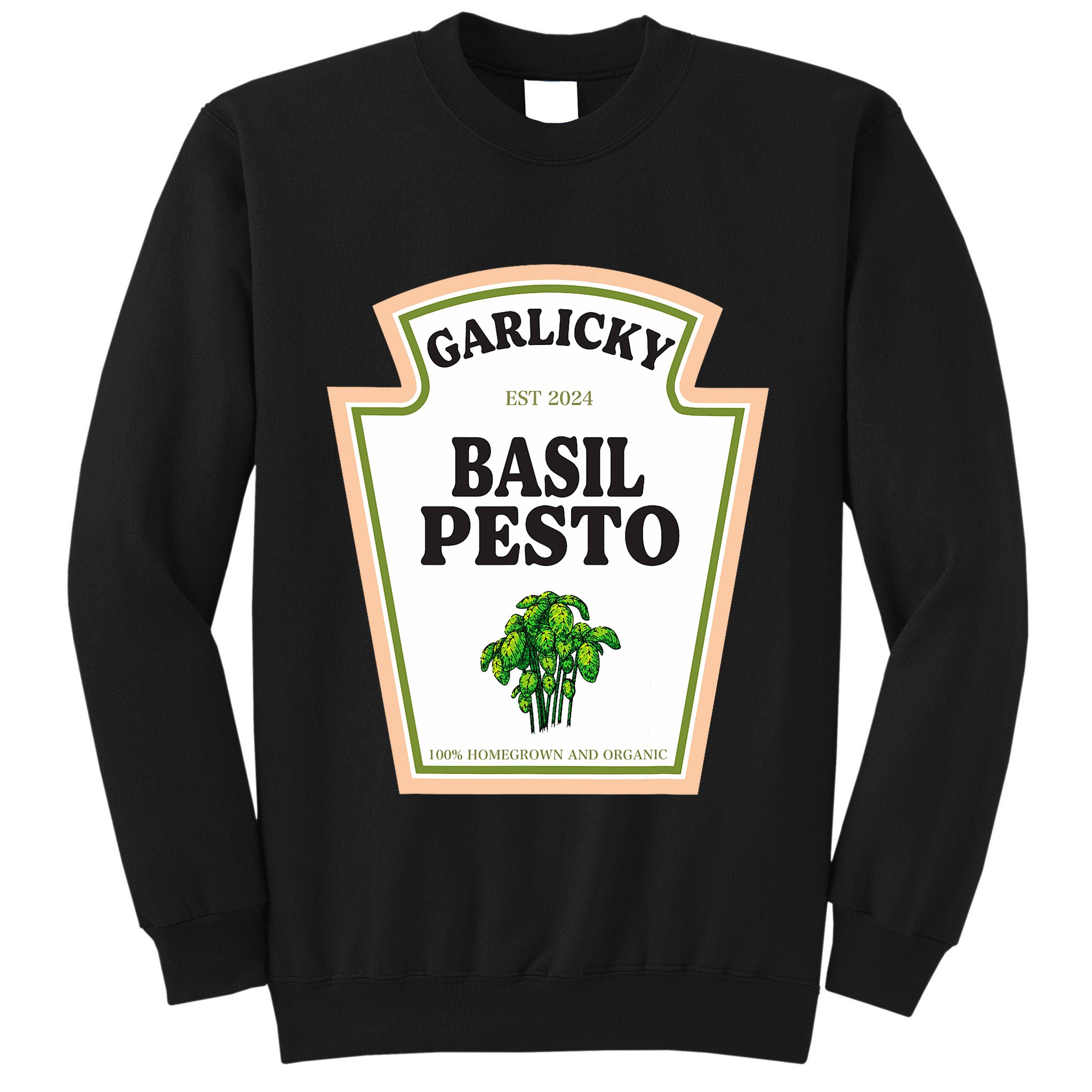 Garlicky Basil Pesto Condiment Costume Party Matching Tall Sweatshirt