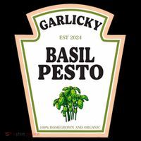 Garlicky Basil Pesto Condiment Costume Party Matching Women's V-Neck T-Shirt