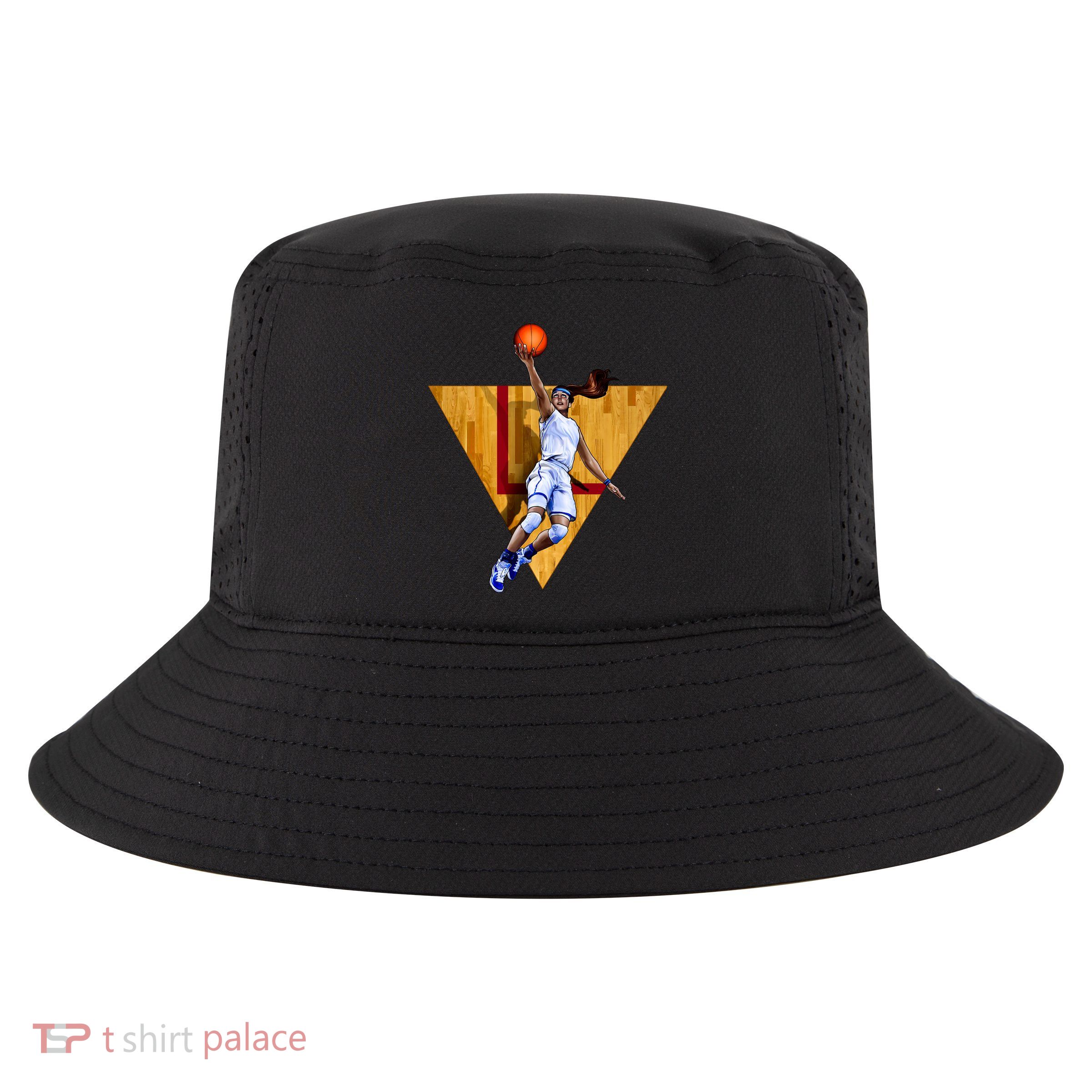 Girl Basketball Player Layup In Action Cool Comfort Performance Bucket Hat
