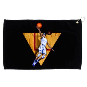 Girl Basketball Player Layup In Action Grommeted Golf Towel