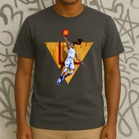 Girl Basketball Player Layup In Action T-Shirt