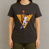 Girl Basketball Player Layup In Action T-Shirt
