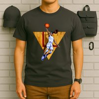 Girl Basketball Player Layup In Action T-Shirt