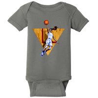 Girl Basketball Player Layup In Action Baby Bodysuit