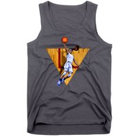 Girl Basketball Player Layup In Action Tank Top