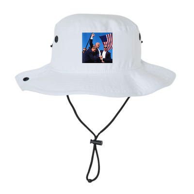 God Bless President Trump Shooting At Donald Trump Rally Legacy Cool Fit Booney Bucket Hat