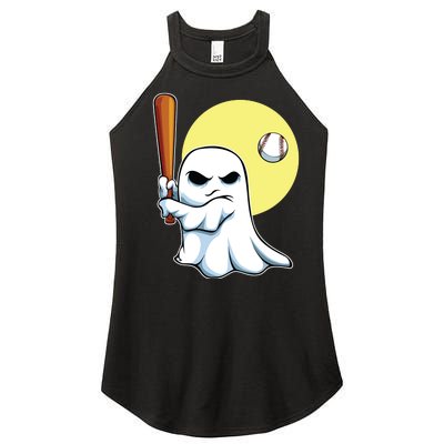 Ghost Baseball Player Lazy Halloween Costume Cute Sport Women's Perfect Tri Rocker Tank