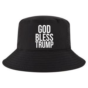 God Bless President Donald Trump Gift Cool Comfort Performance Bucket Hat