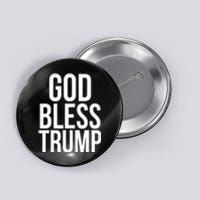 God Bless President Donald Trump Gift Button