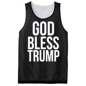 God Bless President Donald Trump Gift Mesh Reversible Basketball Jersey Tank