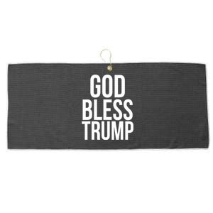 God Bless President Donald Trump Gift Large Microfiber Waffle Golf Towel