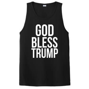 God Bless President Donald Trump Gift PosiCharge Competitor Tank