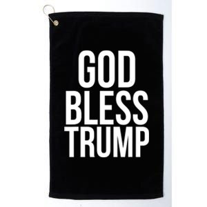 God Bless President Donald Trump Gift Platinum Collection Golf Towel