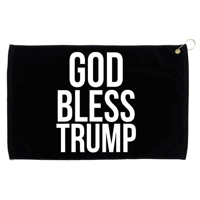 God Bless President Donald Trump Gift Grommeted Golf Towel