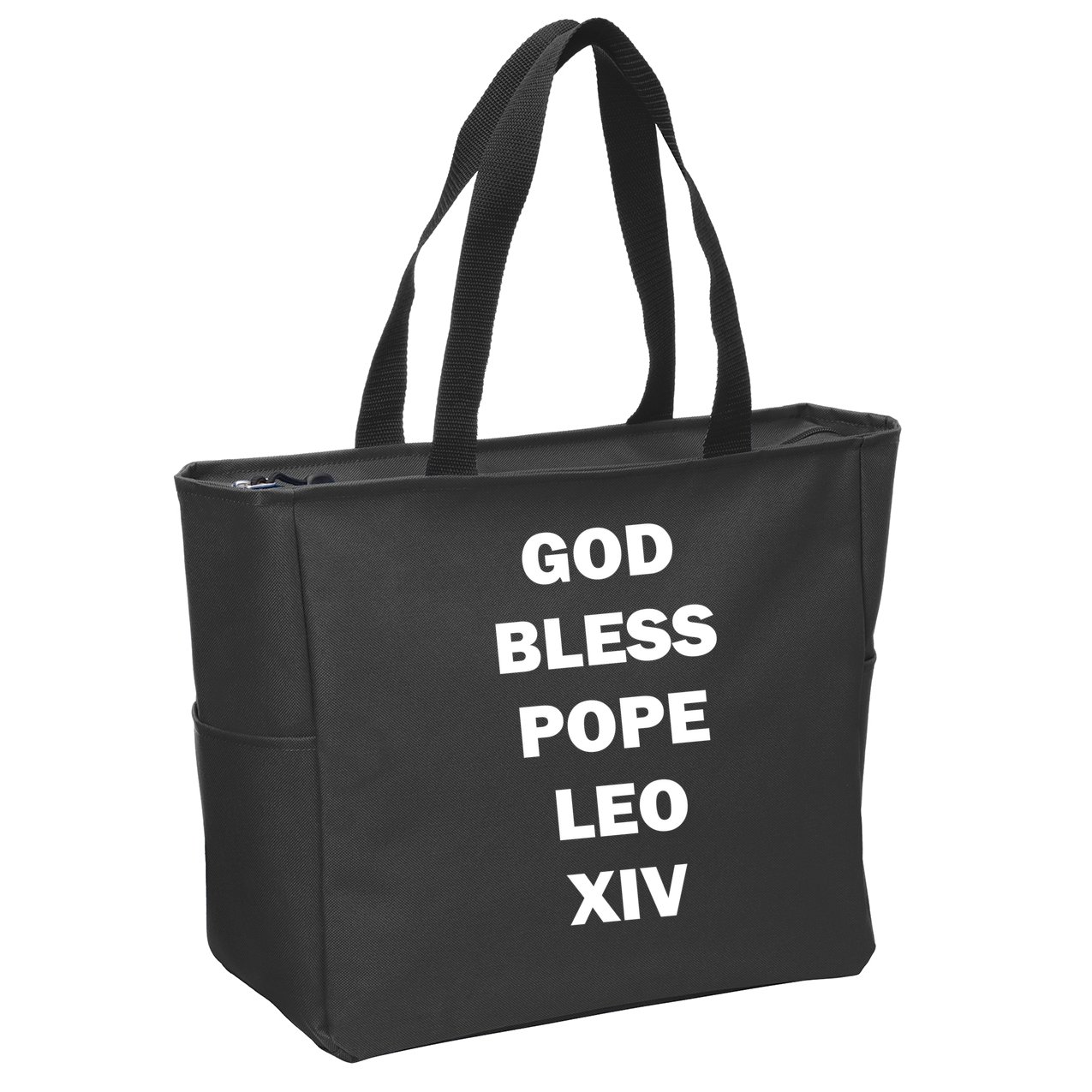 God Bless Pope Leo XIV Zip Tote Bag