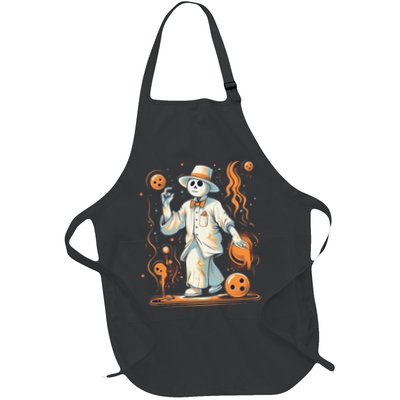 Ghost Bowling Player Halloween Costume Bowler Apron