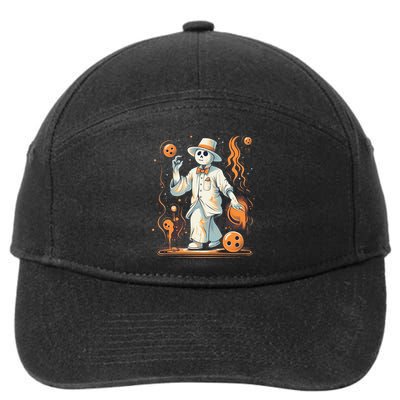 Ghost Bowling Player Halloween Costume Bowler 7-Panel Snapback Hat