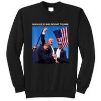 God Bless President Trump Shooting At Donald Trump Rally Gift Sweatshirt