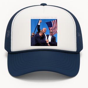 God Bless President Trump Shooting At Donald Trump Rally Gift Trucker Hat