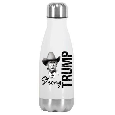 God Bless President Trump Trending Trump Strong 2024 Pennsylvania Stainless Steel Insulated Water Bottle