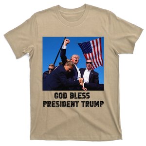 God Bless President Trump Donald Trump 2024 T-Shirt