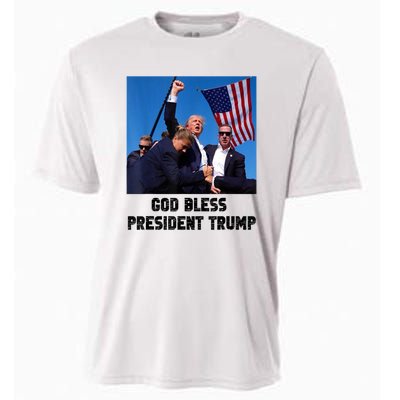 God Bless President Trump Donald Gift Trump 2024 Cooling Performance Crew T-Shirt