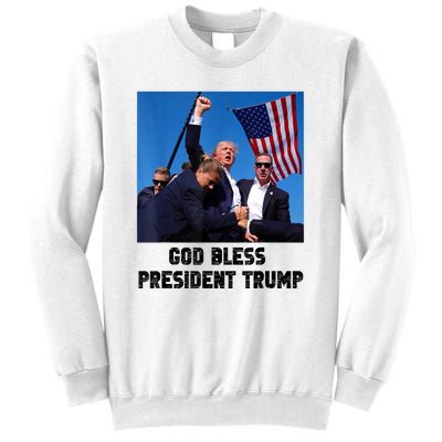 God Bless President Trump Donald Gift Trump 2024 Sweatshirt