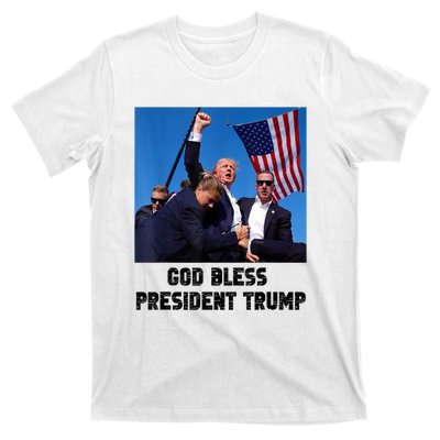 God Bless President Trump Donald Gift Trump 2024 T-Shirt