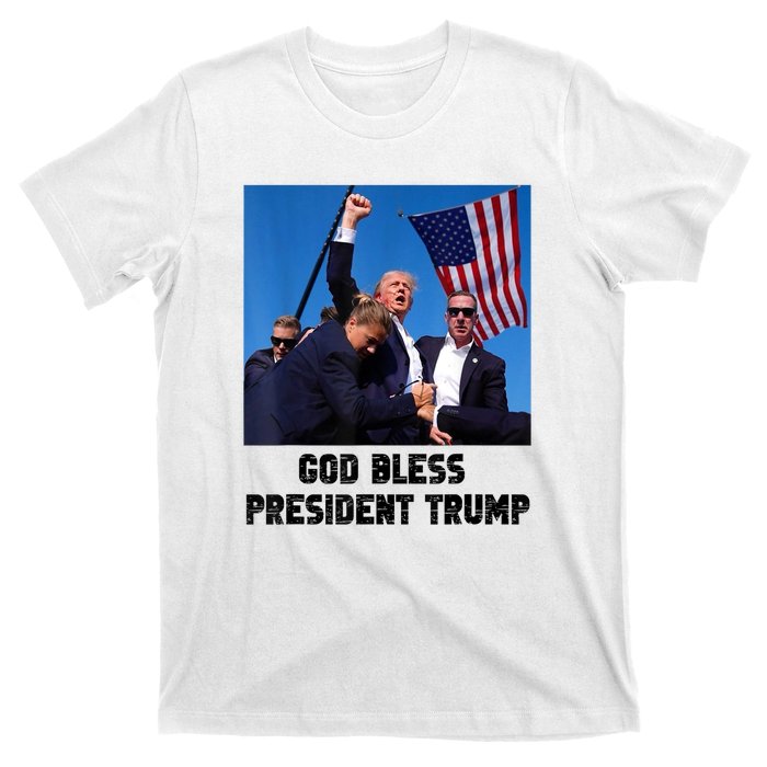 God Bless President Trump Donald Gift Trump 2024 T-Shirt