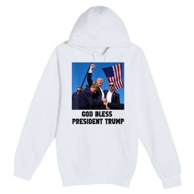 God Bless President Trump Donald Gift Trump 2024 Premium Pullover Hoodie