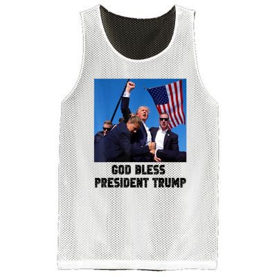 God Bless President Trump Donald Gift Trump 2024 Mesh Reversible Basketball Jersey Tank