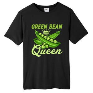 Green Bean Queen Funny Veganism Veggie Gift Tall Fusion ChromaSoft Performance T-Shirt