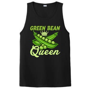 Green Bean Queen Funny Veganism Veggie Gift PosiCharge Competitor Tank