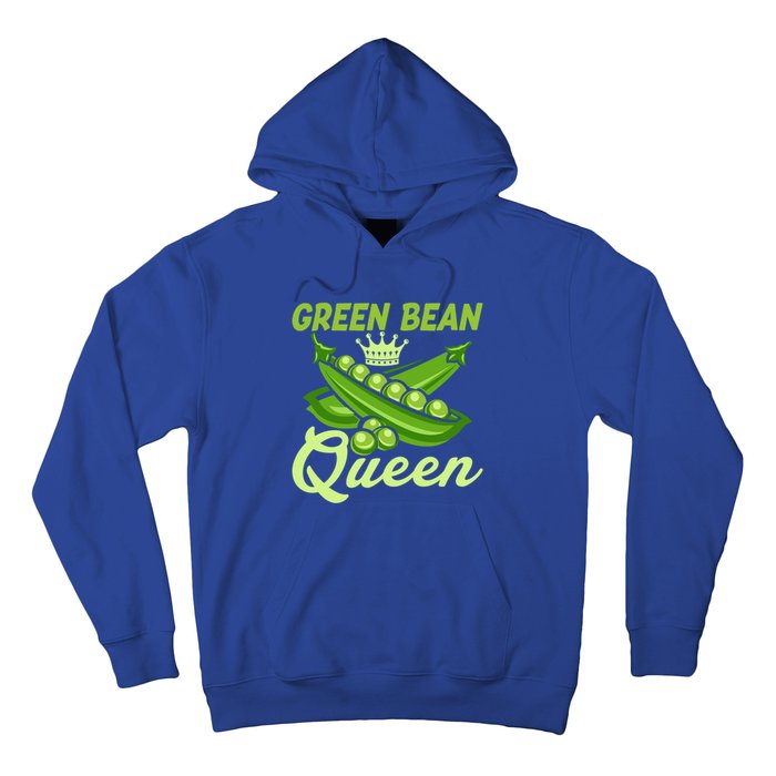 Green Bean Queen Funny Veganism Veggie Gift Hoodie